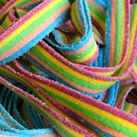 Sour Rainbow Belts 210pcs/Tray