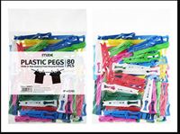 6pk Plastic Clothes Peg 80pc