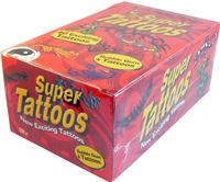 Super Tattoo Bubble Gum x200pc