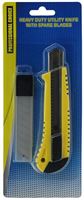 HD Utility Knife + Blades x3pk