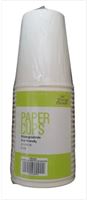 6PK WHITE PAPER CUP266mlx 20pc