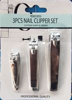6pk NAIL CLIPPER 3pc Set