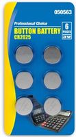 CR2025 Button Cell Battery 6's