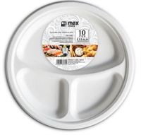 6pk Eco 3 SECTION PLATE 10'S