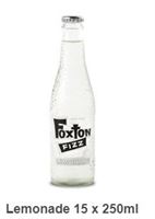 Fox Fizz LEMONADE 250ml X 15pk