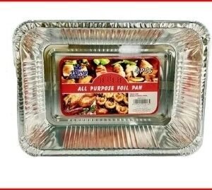 3PK Aluminium Rec tray 4pc