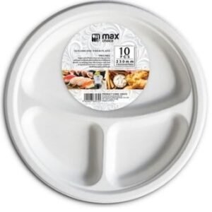 6pk Eco 3 SECTION PLATE 10'S