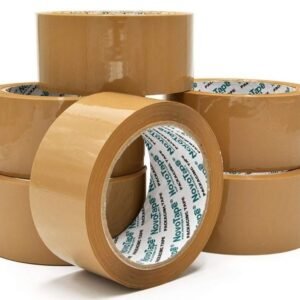 6pk TAN Packaging Tape 55m