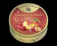 C&H RASPBERRY & PEACH DROPS