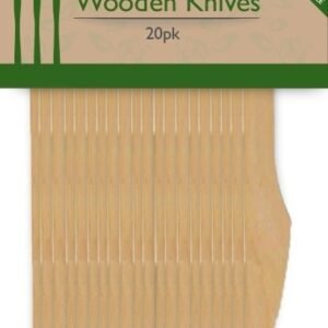 Wooden Knives 20pc x 6 pk