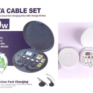 3 PC Travel Data Cable Set