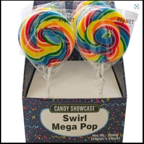 Mega Swirl Pop 85g x24pk