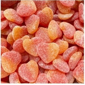 Sour Peach Hearts 2kg
