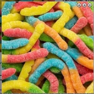 Sour NEON Worms  2kg