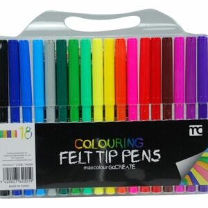 6pk Felt Tip Colour Pen 18's