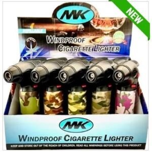Camo Jet Torch Lighter 10pk