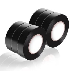 PVC TAPE BLACK 30M X 6PK
