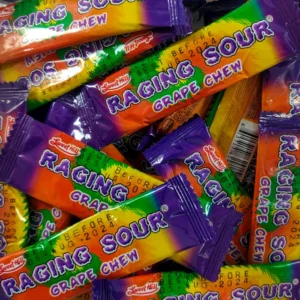 Raging Sour Chews Grape 200pcs