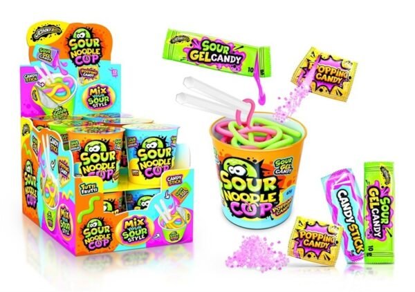 SOUR NOODLES CUP12PC*1