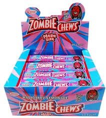 ZOMBIE CHEWS RASP LEMO 28gX72