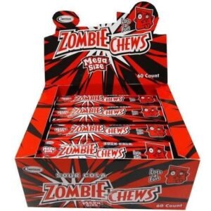 ZOMBIE CHEWS SOUR COLA 28gx72